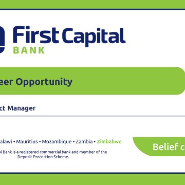 Apply for the First Capital Bank Project Manager vacancy within the Service Delivery division.