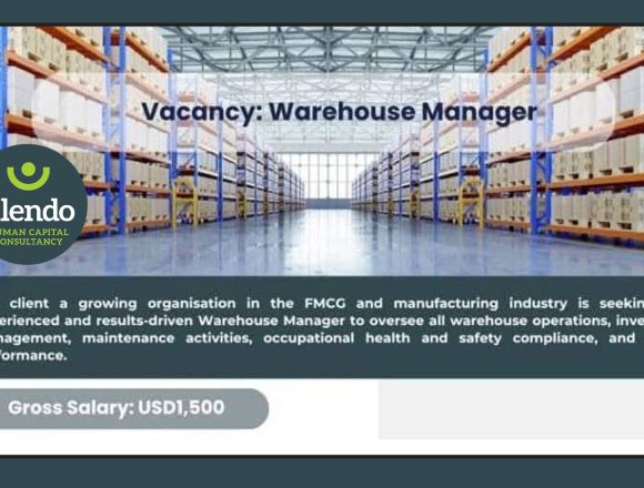 Apply for the Warehouse Manager vacancy. Offering a gross salary of USD 1,500. Apply for the Warehouse Manager vacancy. Offering a gross salary of USD 1,500.