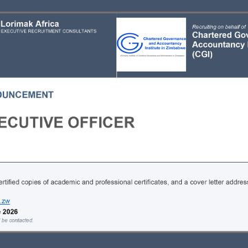 Apply for the Chief Executive Officer vacancy at Chartered Governance and Accountancy Institute Zimbabwe