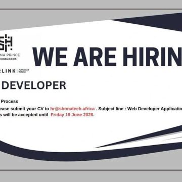 Apply for the full-time on-site Web developer vacancy at Shona Prince Technologies, an Authorized Starlink Retailer in Harare.
