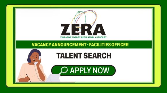 Apply for the ZERA Facilities Officer fixed-term vacancy at the Zimbabwe Energy Regulatory Authority.