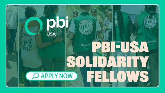 PBI-USA Solidarity Fellowships 2026: Apply for the PBI-USA Solidarity Fellowships Supporting Human Rights Advocacy