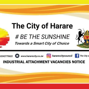City of Harare Attachment Opportunities 2026 Open Across IT, Finance, Engineering and Health