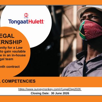Apply for the Tongaat Hulett legal internship opportunity to gain practical in-house experience Apply for the Tongaat Hulett legal internship opportunity to gain practical in-house experience