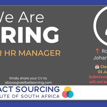 Apply for the Senior HR Manager a Strategic leadership role vacancy in Johannesburg