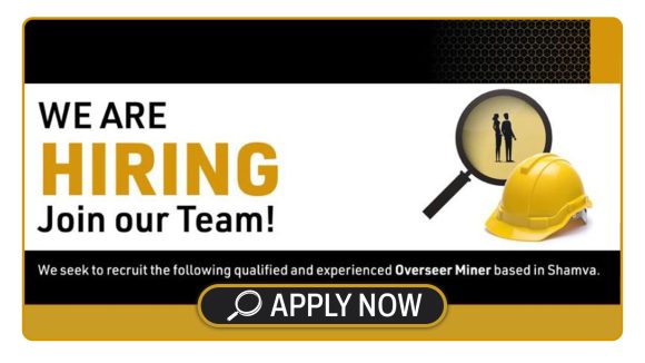 Mining Production & Engineering Careers: Mutapa Gold Resources Overseer Shamva gold mine vacancies