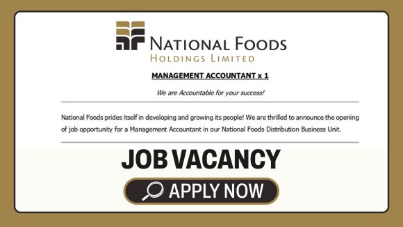 FMCG & Logistics Careers: National Foods Management Accountant Vacancy