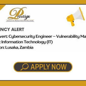 Apply for the Cybersecurity engineer jobs Zambia opening via Prestige Executive Recruitment. Apply for the Cybersecurity engineer jobs Zambia opening via Prestige Executive Recruitment.