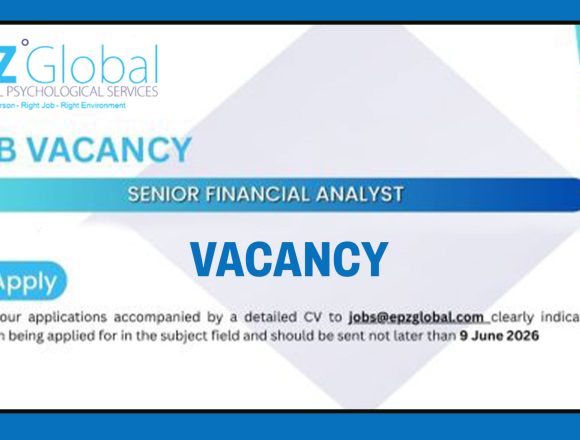 Apply for the EPZ Global senior financial analyst position in Harare via Industrial Psychological Services