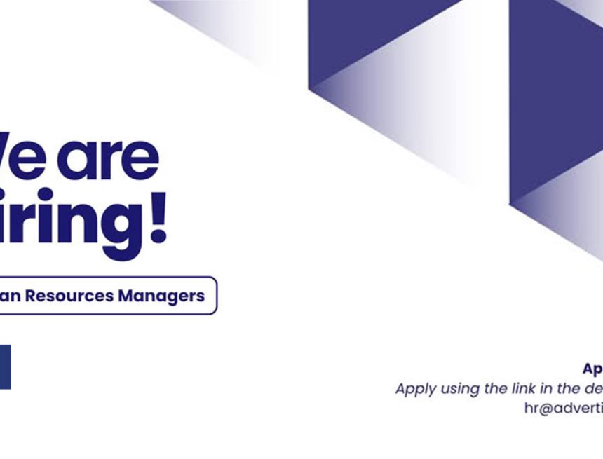 Apply for the Ai Human resources manager & OD Officer vacancy.