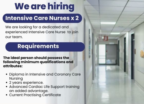 Apply for Intensive Care Nurses vacancies at The Avenues Clinic in Harare