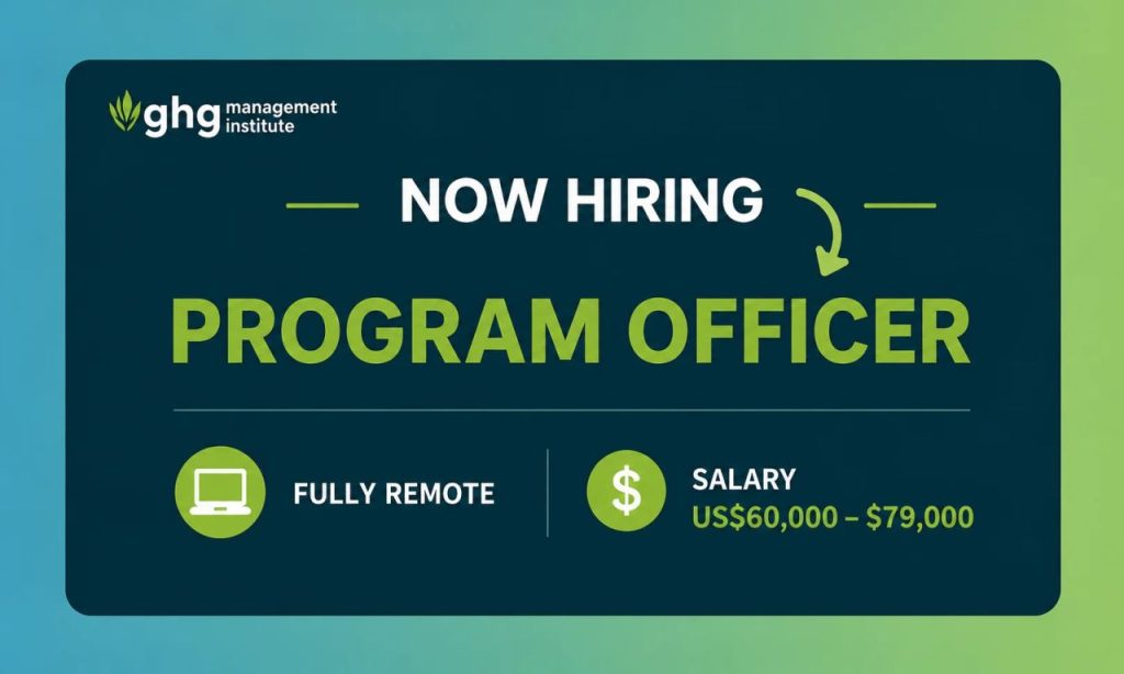 Apply for the Remote Program Officer position at the Greenhouse Gas Management Institute (GHGMI)