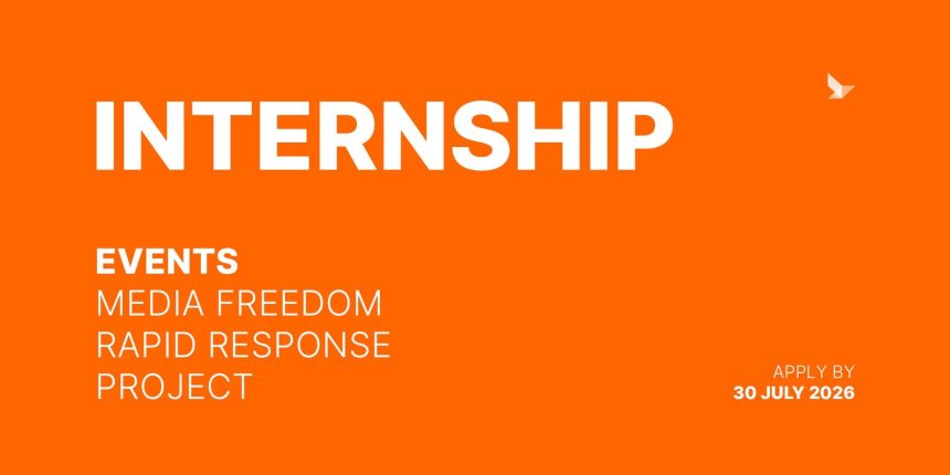 Apply for the ECPMF Internship 2026 - Media Freedom Rapid Response internship offers up to €590 per month remote work