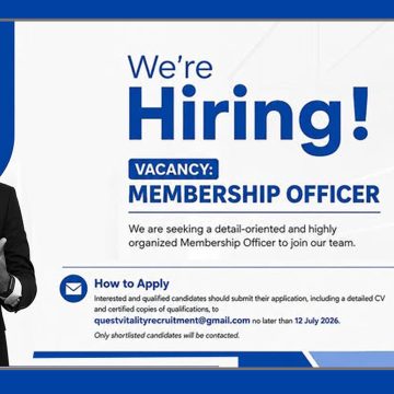 Apply for the Quest Membership Officer vacancy at Quest Vitality Medical Scheme. Apply for the Quest Membership Officer vacancy at Quest Vitality Medical Scheme.