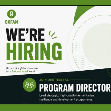 Apply for the Oxfam Program Director position in Somalia. Earn €4,683–€7,204 monthly