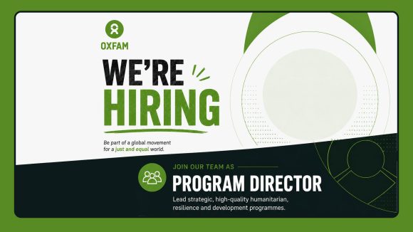 Apply for the Oxfam Program Director position in Somalia. Earn €4,683–€7,204 monthly
