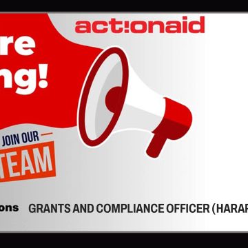 Apply for the ActionAid Grants and Compliance Officer vacancy in Harare. Apply for the ActionAid Grants and Compliance Officer vacancy in Harare.