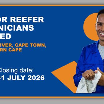 Junior Reefer Technicians Wanted in Cape Town – Apply Before 31 July 2026
