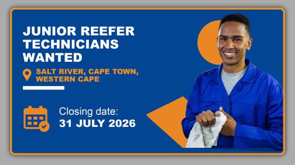 Junior Reefer Technicians Wanted in Cape Town – Apply Before 31 July 2026