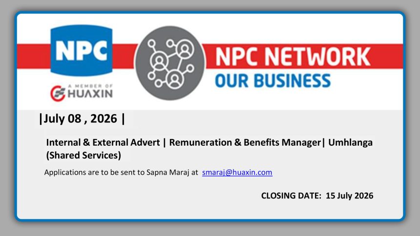 Apply for the Remuneration and Benefits Manager vacancy in Umhlanga. Apply for the Remuneration and Benefits Manager vacancy in Umhlanga.
