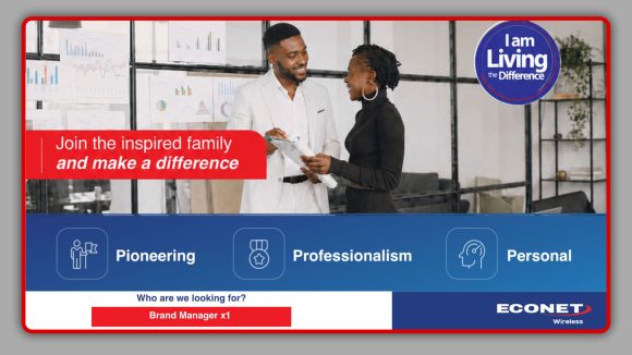 Join Econet Wireless Zimbabwe as the Brand Manager