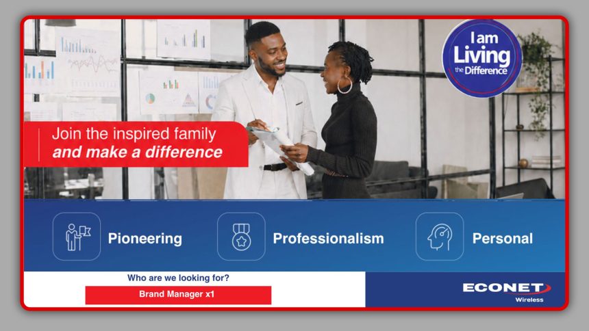 Join Econet Wireless Zimbabwe as the Brand Manager