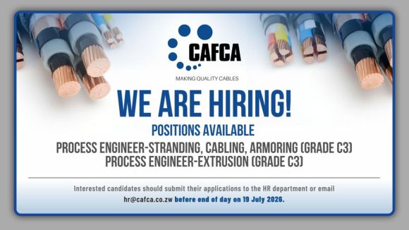 Apply for Cafca Technical Vacancies – Process Engineer Opportunities Available