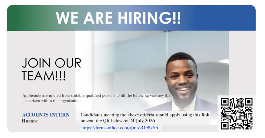 Apply for the Accounts Intern vacancy at Credsure Zimbabwe in Harare