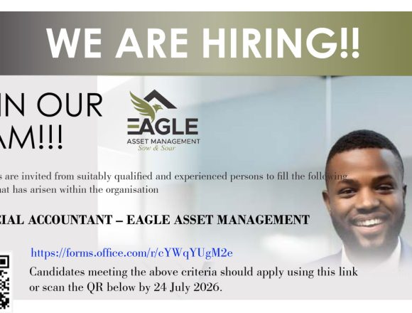 Apply for the Financial Accountant vacancy at Eagle Asset Management in Harare.