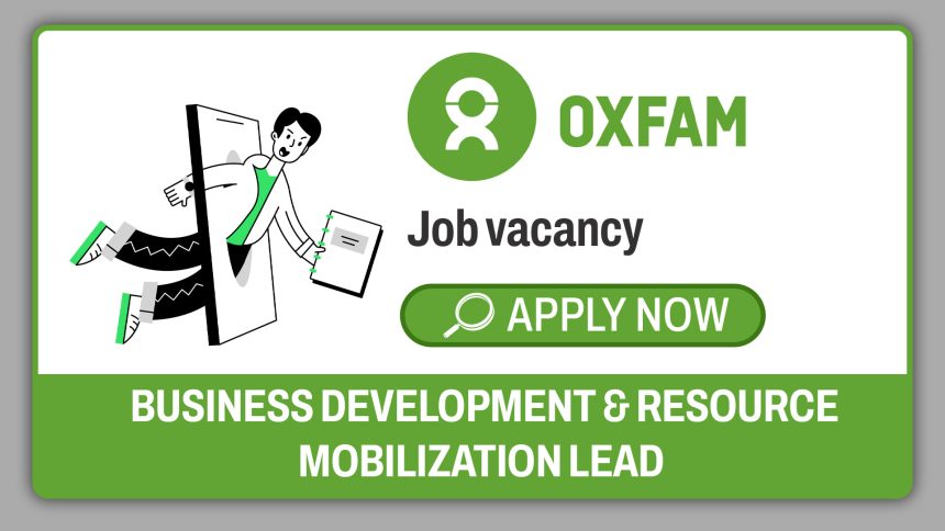 Oxfam Business Development & Resource Mobilization Lead Job 2026: Applications Open for Southern Africa Funding Strategy Role
