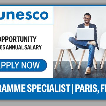 Programme Specialist – UNESCO Ocean Literacy and Capacity Development Vacancy Programme Specialist – UNESCO Ocean Literacy and Capacity Development Vacancy