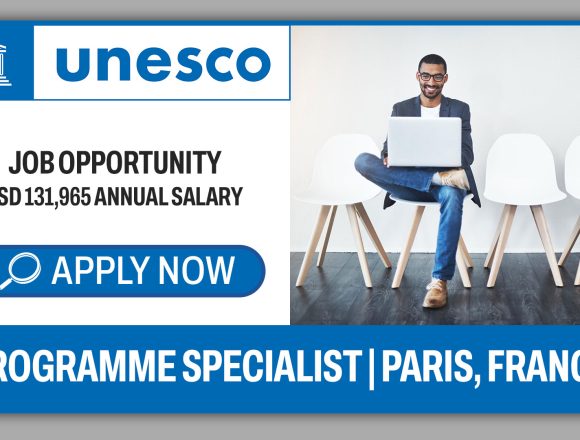 Programme Specialist – UNESCO Ocean Literacy and Capacity Development Vacancy Programme Specialist – UNESCO Ocean Literacy and Capacity Development Vacancy