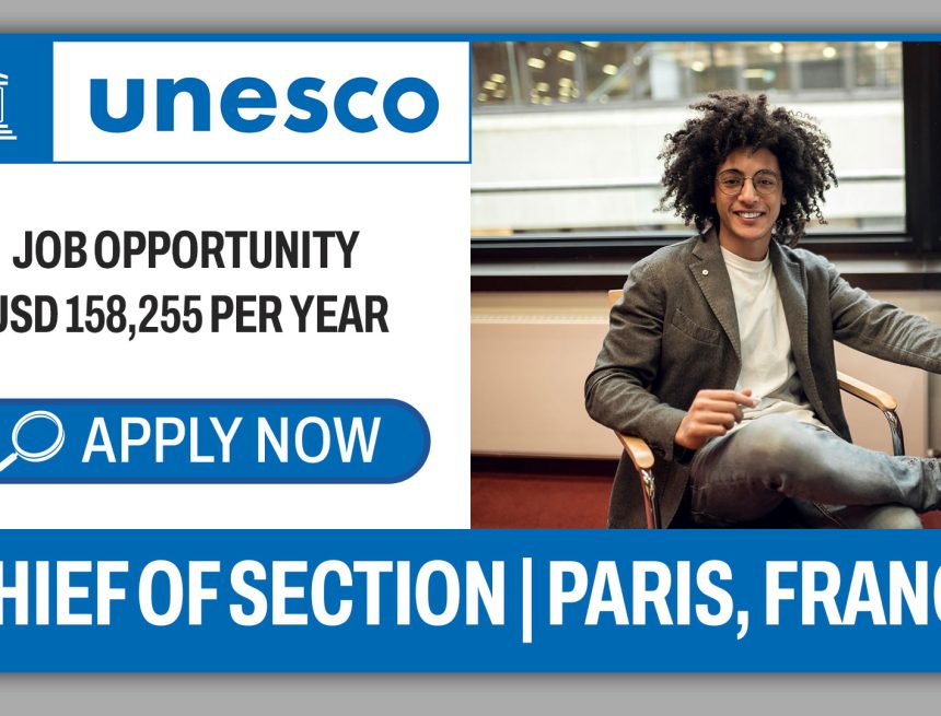 Chief of Section (Tsunami Resilience) Job opportunity at UNESCO Paris Chief of Section (Tsunami Resilience) Job opportunity at UNESCO Paris